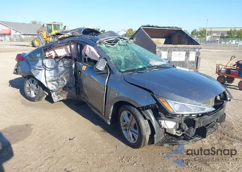 2019 Hyundai Elantra Value Edition из США, поврежденный, VIN KMHD84LF0KU831877